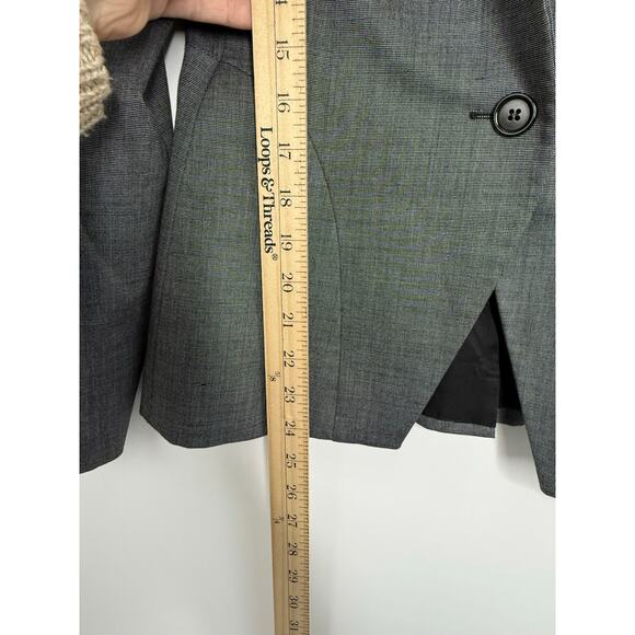 REISS Grey Suit Blazer Women’s 6 Tailored Single Breasted Careerwear - Picture 5 of 11
